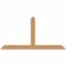 Ekena Millwork Portland Timber Gable Bracket, Western Red Cedar, 84"W x 42"H x 3 1/2"D x 5 1/2"F, 12/12 Pitch GBW084X42X0406POR00SWR - alternate 1